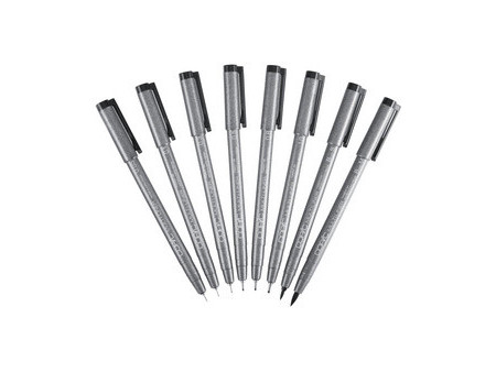COPIC Feutre MULTILINER, 0,3 mm, noir