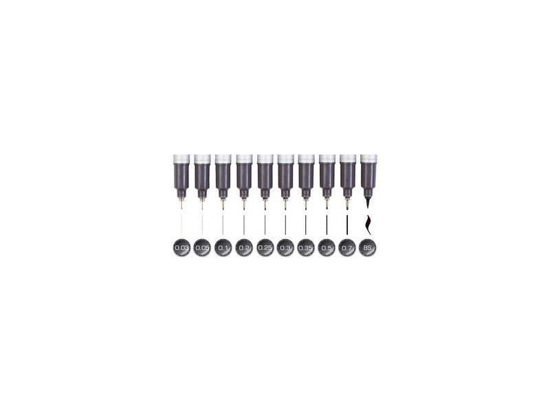 COPIC MULTILINER SP 0,2 mm, noir