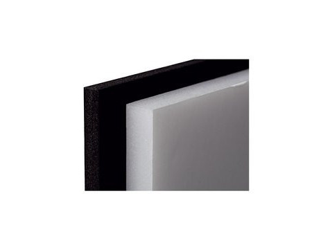 transotype Carton plume Foam Boards, 500 x 700 mm,blanc,10mm