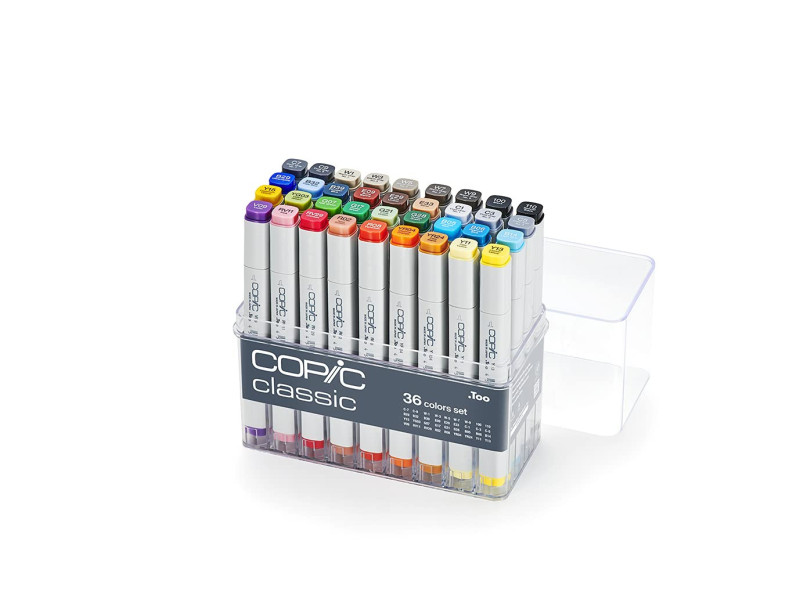 COPIC Marqueur classic, set de base de 36 pièces