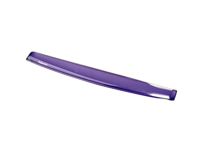 Fellowes Repose-poignets pour clavier Crystals Gel, violet