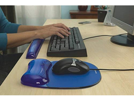 Fellowes Repose-poignets pour clavier Crystals Gel, violet