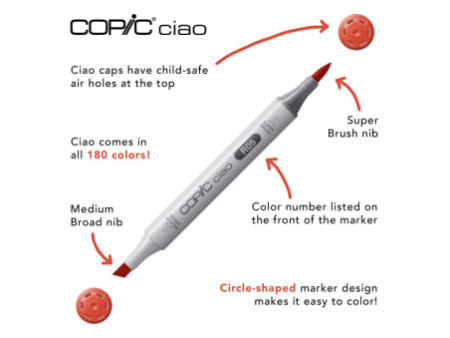 COPIC Hobbymarker ciao, set A de 36