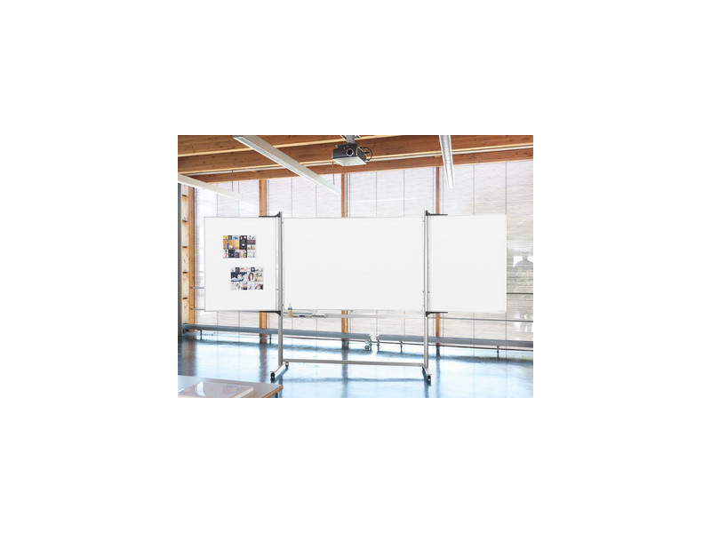 magnetoplan Tableau rabattaable ferroscript, (L)1.800 x (H)