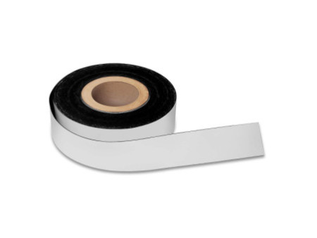 magnetoplan Ruban magnétique, PVC, 50 mm x 30 m, blanc