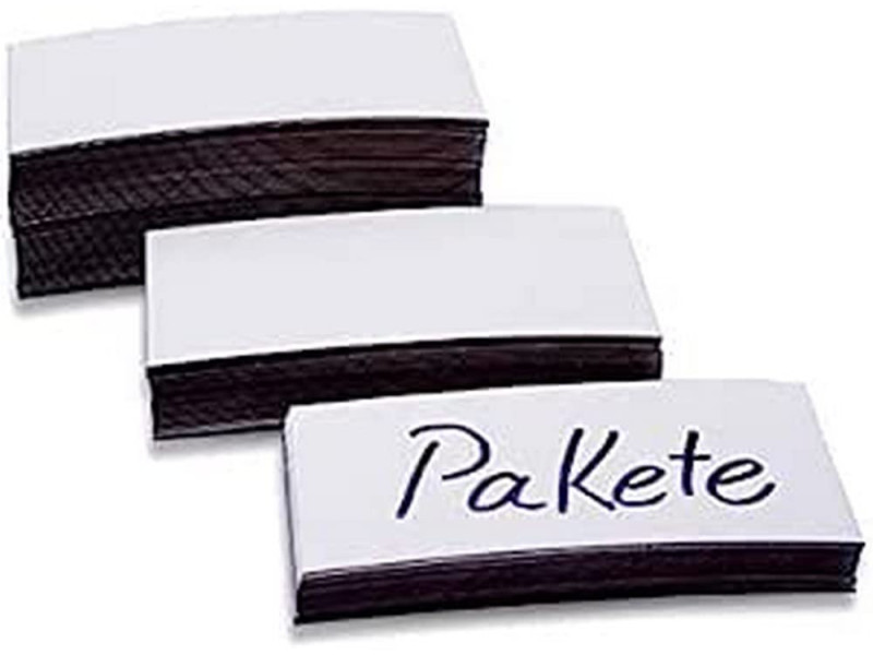 magnetoplan Etiquettes aimantées, 50 x 100 x 0,6 mm, blanc
