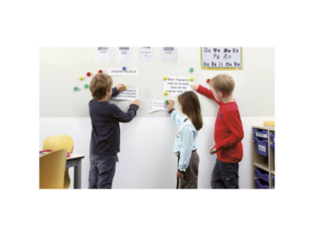 magnetoplan kit de plaques murales 'magnetowand', 5 m2