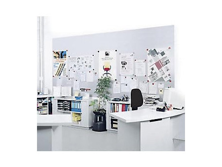 magnetoplan kit de plaques murales 'magnetowand', 2 m2