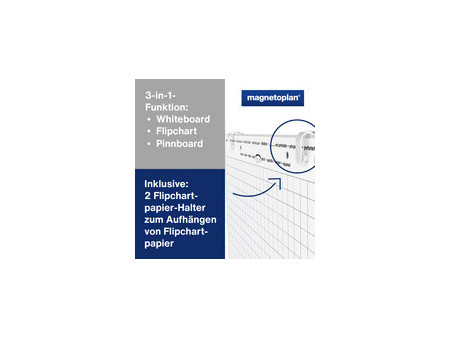 magnetoplan Tableau univ., (l)750 x (L)1.200 mm, feutre gris