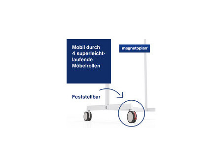magnetoplan tableau univ., (l)750 x (L)1.200 mm, feutre bleu
