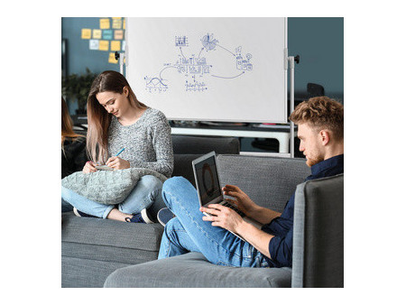 magnetoplan Tableau blanc CC mobile, (L)2.000 x (H)1.000 mm