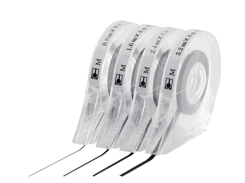 magnetoplan Signet, noir, (l)2,4 mm x (L)8 m