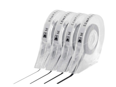 magnetoplan Signet, noir, (l)2,4 mm x (L)8 m