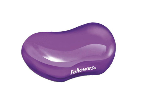 Fellowes Repose-poignet pour souris Crystal Gel, violet