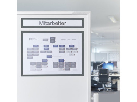 magnetoplan Cadre d'affichage magnétique magnetofix TOPSIGN