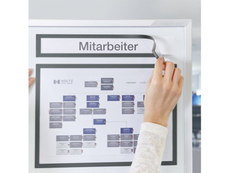 magnetoplan Cadre d'affichage magnétique magnetofix TOPSIGN