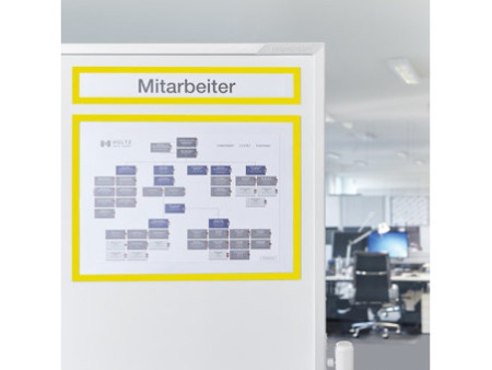 magnetoplan Cadre d'affichage magnétique magnetofix TOPSIGN