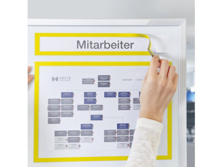 magnetoplan Cadre d'affichage magnétique magnetofix TOPSIGN