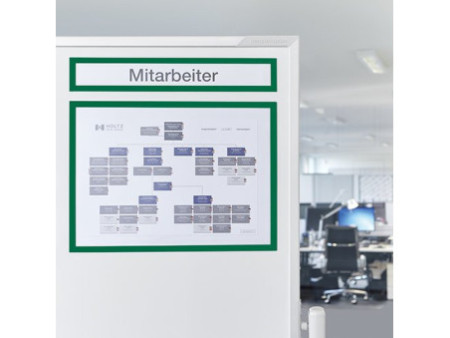 magnetoplan Cadre d'affichage magnétique magnetofix TOPSIGN