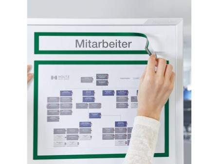 magnetoplan Cadre d'affichage magnétique magnetofix TOPSIGN