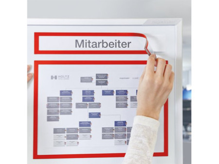 magnetoplan Cadre d'affichage magnétique magnetofix TOPSIGN