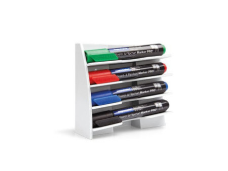 magnetoplan Porte-marqueurs en plastique, pour 4 marqueurs