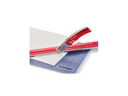 transotype Cutter PRO, boîtier en aluminium, rouge