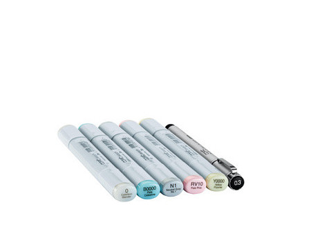 COPIC Marqueur sketch, kit de 6 'Blending Basics'