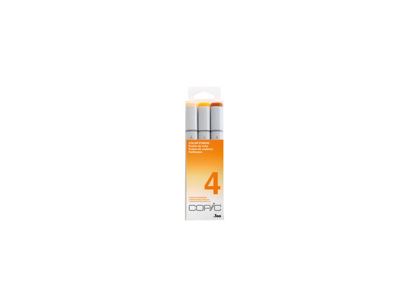 COPIC Marqueur sketch, kit de 3 'Color Fusion 4'