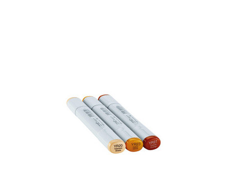 COPIC Marqueur sketch, kit de 3 'Color Fusion 4'