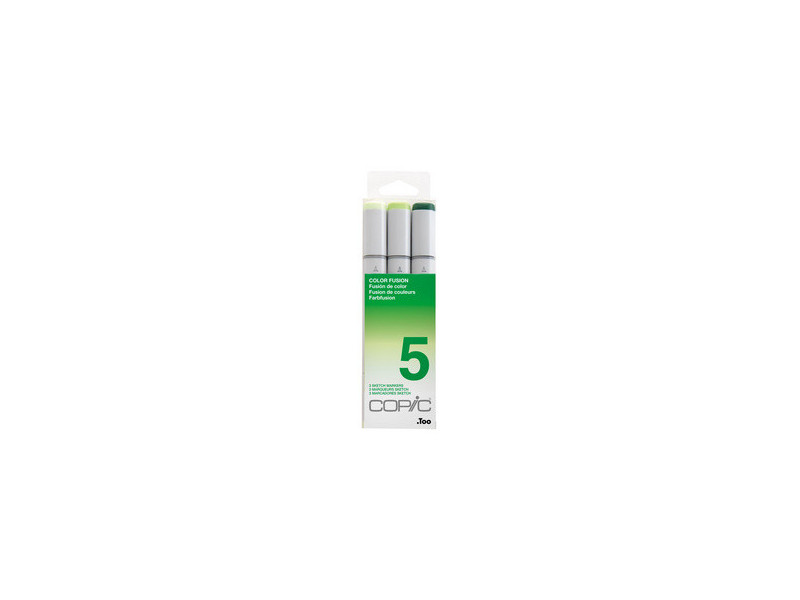 COPIC Marqueur sketch, kit de 3 'Color Fusion 5'