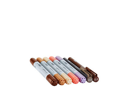COPIC Marqueur ciao, kit de 7 'Doodle Kit Peopel'
