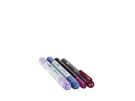 COPIC Marqueur ciao, kit de 4 'Doodle Pack Purple'