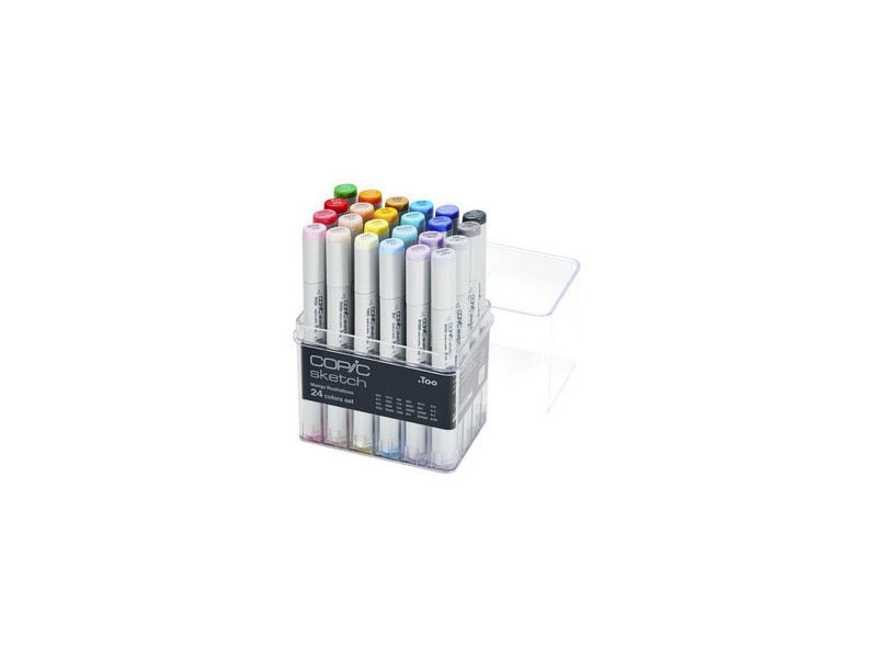 COPIC Marqueur sketch, set de 24 'Manga Illustration'