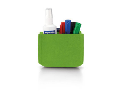 magnetoplan Pot à crayons magnetoTray, moyen, vert