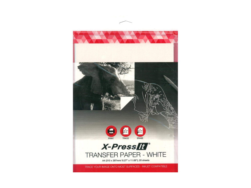 transotype Papier transfert X-Press It, A4, blanc