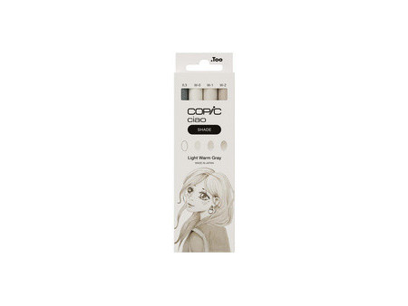 COPIC Marqueur ciao, kit 3+1 SHADE 'Light Warm Gray'