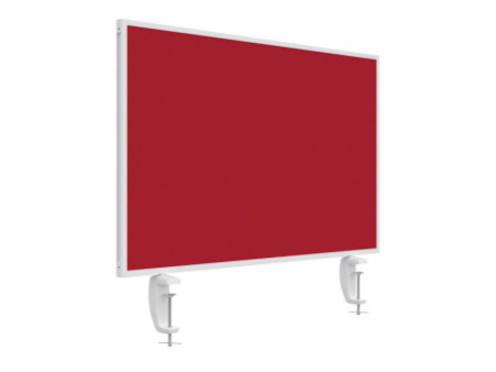 magnetoplan Cloison de séparation de bureau VarioPin, rouge
