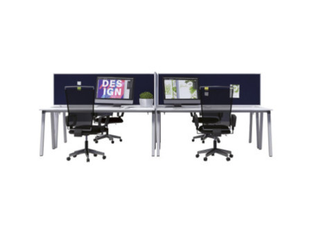 magnetoplan Cloison de séparation de bureau VarioPin, bleu