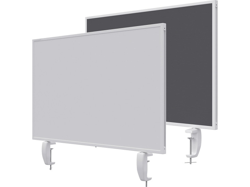 magnetoplan Cloison de séparation de bureau VarioPin, gris