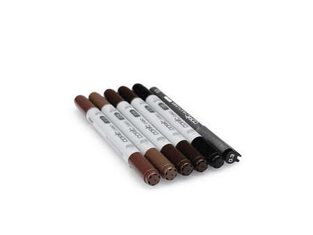 COPIC Marqueur ciao, kit de 5+1 'Hair tones 2'