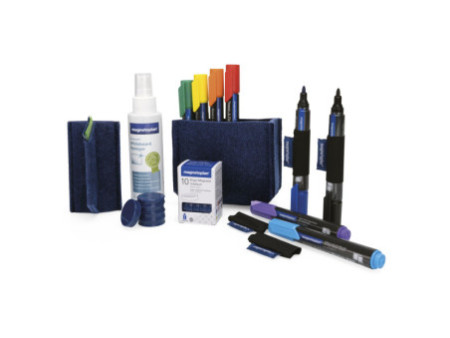 magnetoplan Kit Whiteboard Essentials, bleu