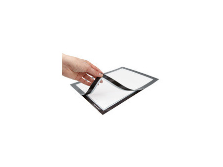 magnetoplan Cadre d'affichage magnetofix, A4, gris