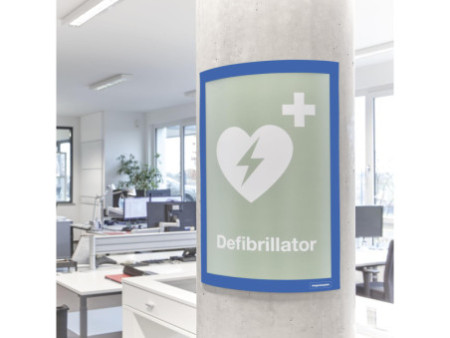 magnetoplan Cadre d'affichage magnetofix, A4, bleu