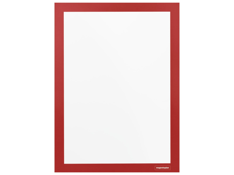 magnetoplan Cadre d'affichage magnetofix, A4, rouge