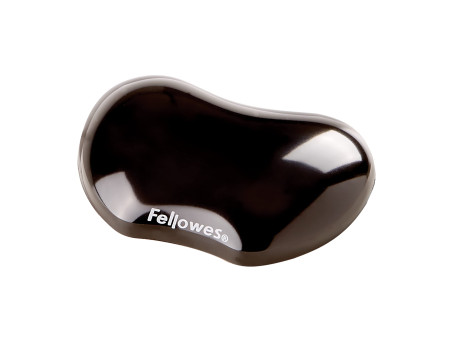 Fellowes Repose-poignet pour souris Crystal Gel, noir