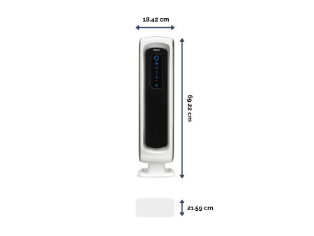 Fellowes Purificateur d'air AeraMax DX5, petit, blanc/noir