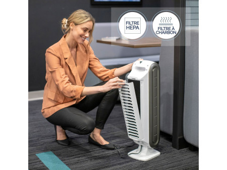 Fellowes Purificateur d'air AeraMax DX5, petit, blanc/noir