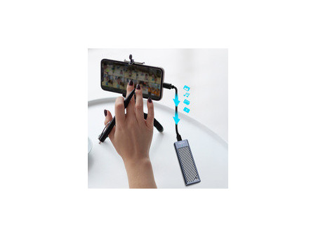 LogiLink Boîtier USB 3.2 Gen 2x2 pour M2 NVMe & SATA SSD