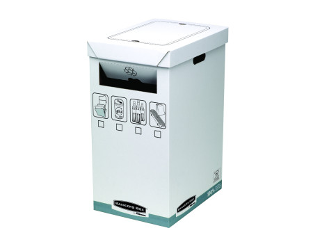 Fellowes BANKERS BOX SYSTEM Collecteur de recyclage, blanc